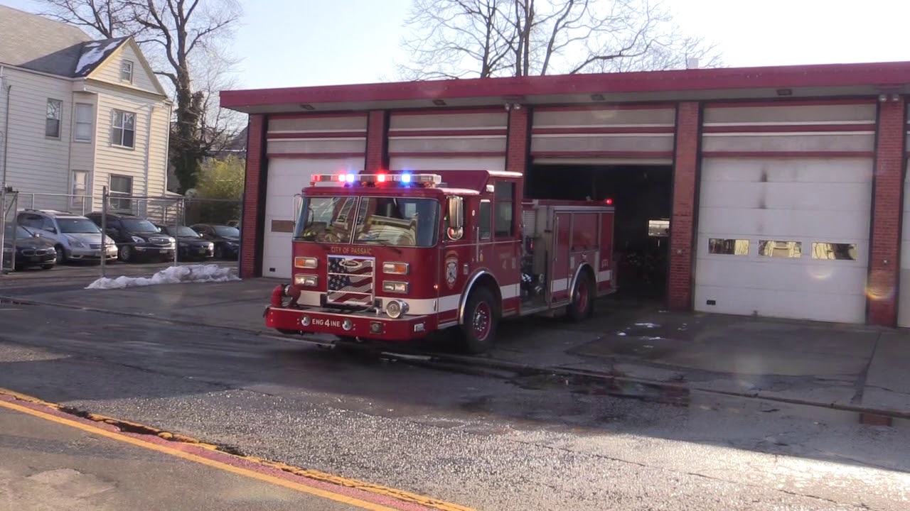 Passaic NJ Fire Dept Westside Fire House Engine 1, Spare Paterson