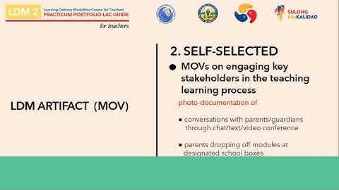 Guide In Building Your LDM PRACTICUM PORTFOLIO