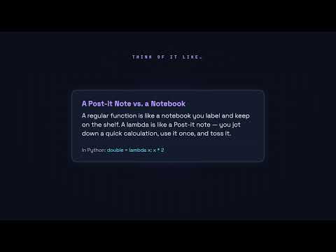 Lambda Functions - Python for Beginners
