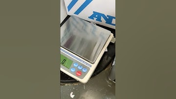 Hiệu chuẩn cân kỹ thuật AND EK-6100I #smartphone #shots #youtube