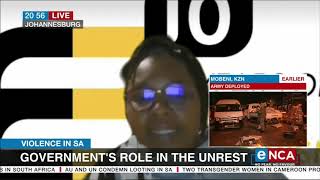 Discussion | Governments role in the unrest