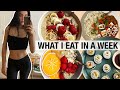 WHAT I EAT IN A WEEK TO STAY FIT 2021 | Getting healthy after the holidays | Vegan, Realistic