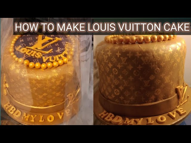 Louis Vuitton Cake Theme How to Make Easy 