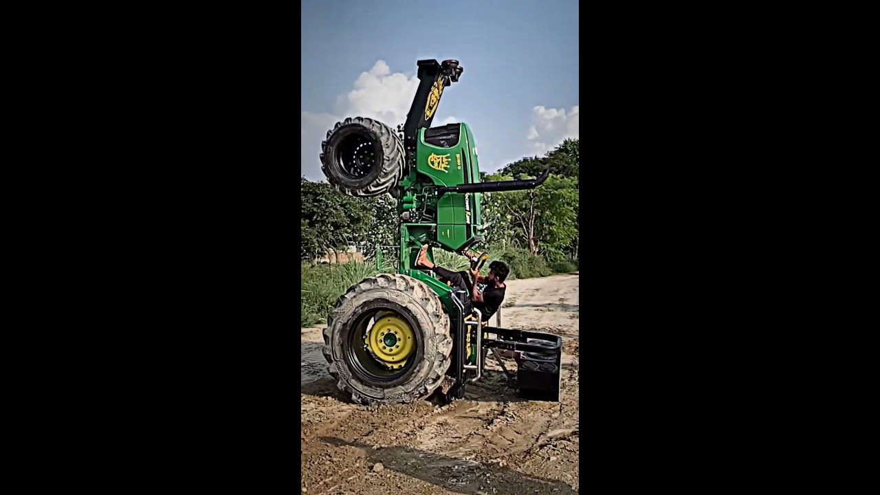 John deere 5050D tochan king nishu deswal tractor stunt 