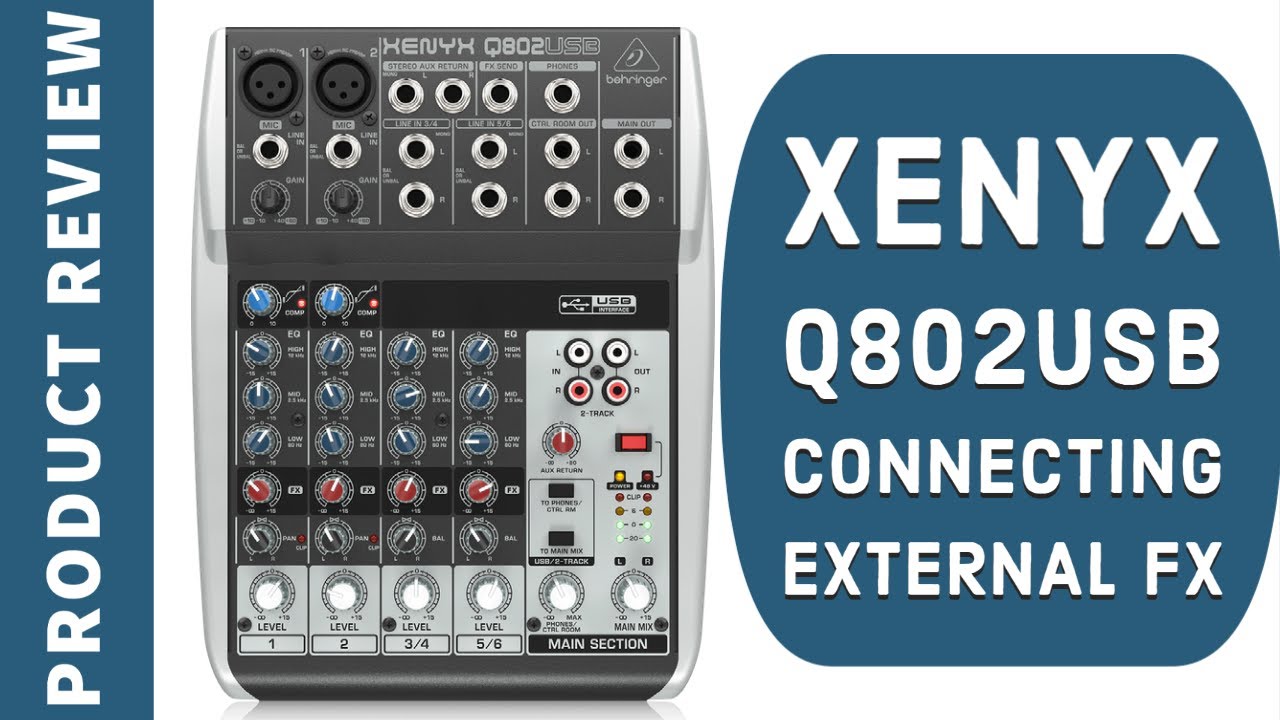 behringer xenyx q802usb mixer