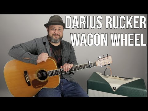 Wagon Wheel Darius Rucker Easy Acoustic Guitar Tutorial  Lesson