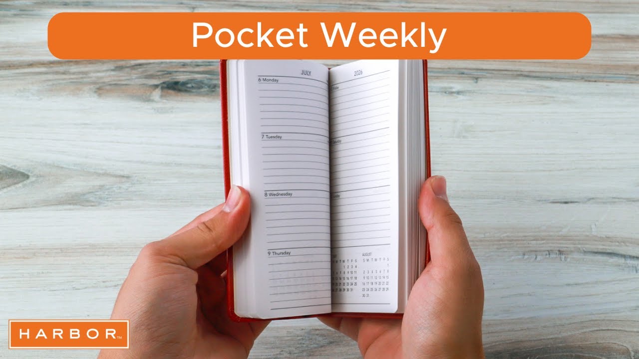 Pocket Weekly Planner | Harbor