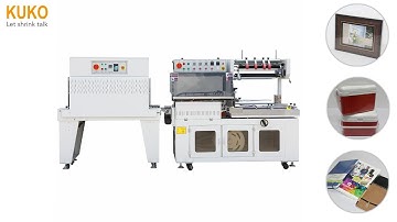 fully-auto six Bopp tapes L bar sealer shrink wrapping machine