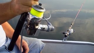 Disabled Angler Catching Fish with Fishing Abilities FreedomFISHR™ Electric  Fishing Reel 