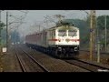 History Created !! Offlink AJNI WAP7 with HOWRAH RAJDHANI storming past MDSE at full speed