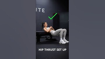Do you struggle to feel the burn in your glutes during a hip thrust? Try this set up! 🍑 #shorts