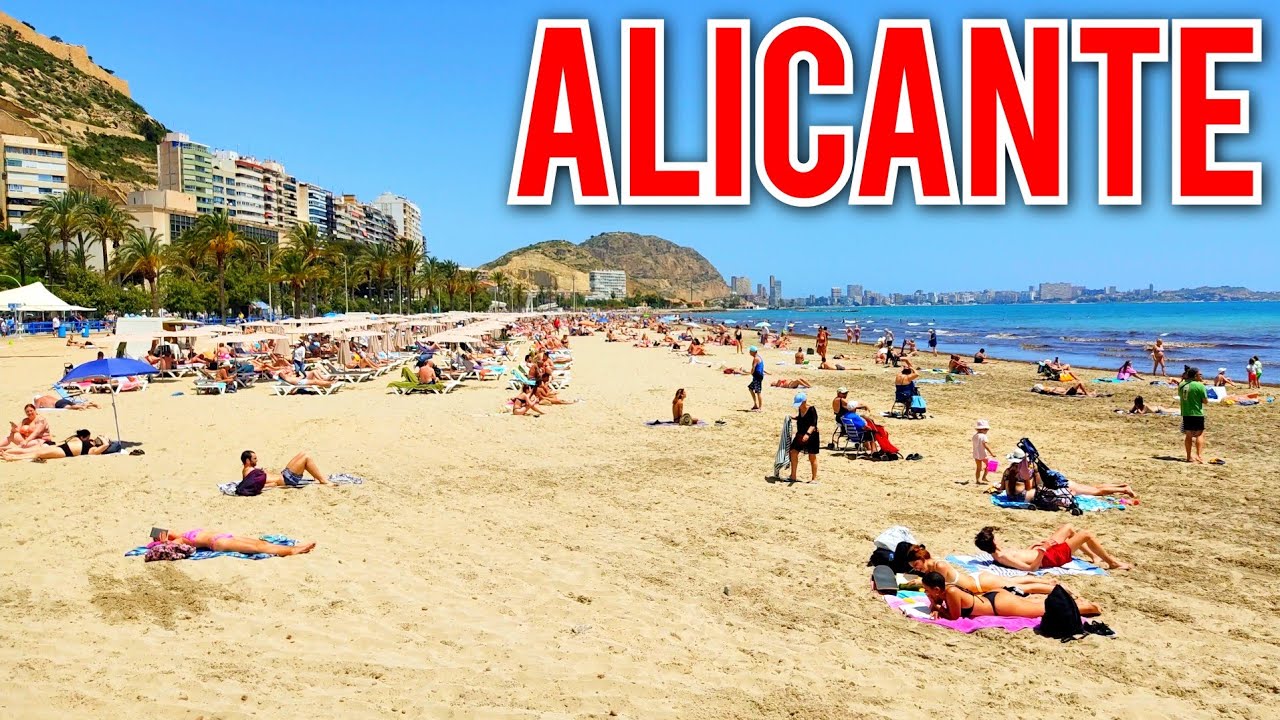 ALICANTE 🇪🇦 POSTIGET BEACH UPDATE MAY 2022 Costa Blanca SPAIN 4K