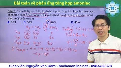 Amoniac không phản ứng được với chất nào năm 2024