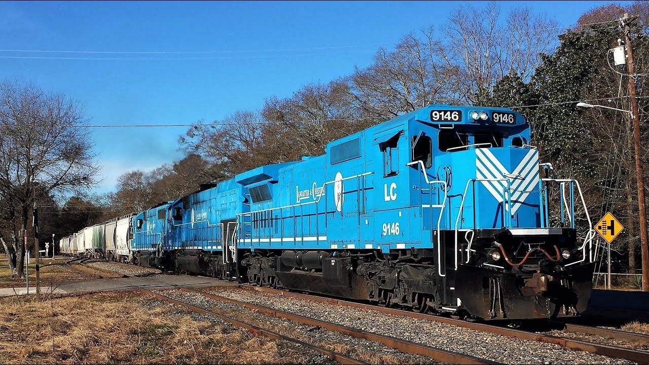 Lcg Train L&C Train 12 With L&C Leader 9146 At Richburg SC On The L&C Mainline ...