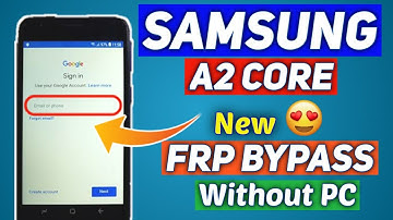Samsung A2 Core FRP Bypass Without PC | A260 Google Account Bypass Latest Security Patch New Method