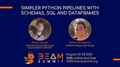 Simpler Python Pipelines with Schemas, SQL, and Dataframes