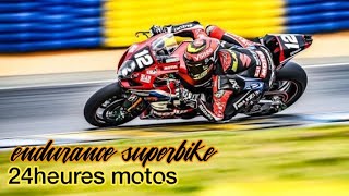 Sound and flyby! endurance superbike lemans 24 heures motos 2024 practice session