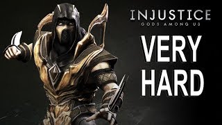 Injustice Gods Among Us  Scorpion Classic Battles (VERY HARD) NO MATCHES LOST