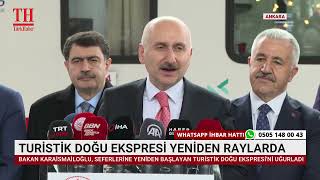 Turi̇sti̇k Doğu Ekspresi̇ Yeni̇den Raylarda