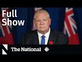 Cbc news the national  ontario education workers amoxycillin shortage us midterms