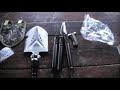 Pala plegable de supervivencia táctico, marca Antártica modelo  Multifunction Folding Shovel JH-6.