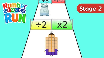 Numberblocks Run｜Stage2｜Studying math