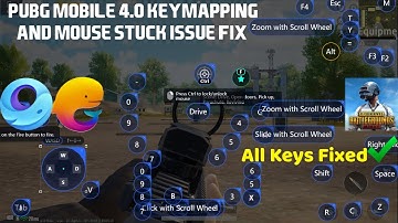 Fix Pubg Mobile 4.0 Keymapping And Mouse Stuck Issue In Gameloop/TGB | All Keys Fixed | 2025