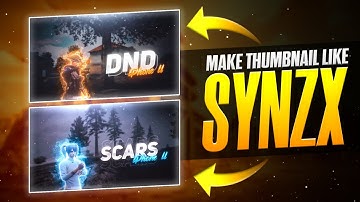 How To Make Thumbnail Like Synzx On Android 😱 | PUBG/BGMI Thumbnail Tutorial