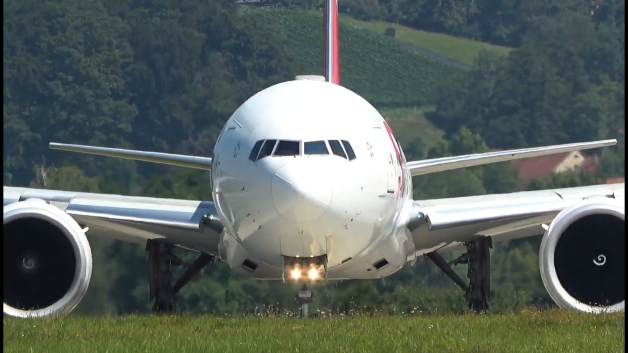 Zurich Airport Plane Spotting - Loud Afternoon Takeoffs from Runway 16