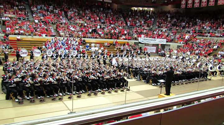 OSUMB 9 21 2013 The Navy Hymn Eternal Father  at Skull Session OSU vs Florida A M
