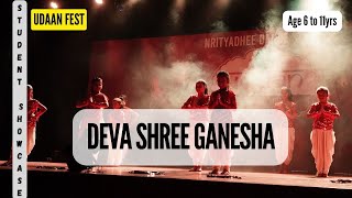 Deva Shree Ganesha - Basic Bollywood Folk | Udaan Fest | Nrityadhee Dance Studios | Agneepath