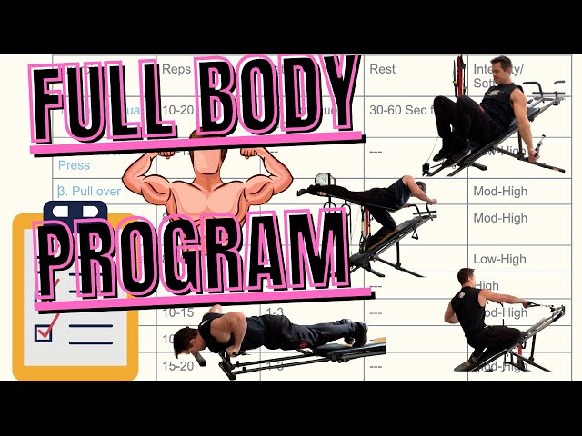 Full Body Total Gym Workout Plan