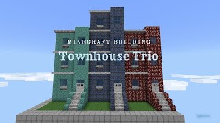 Minecraft Building 💕 Townhouses in the Sky #minecraft #minecraftbuilding #gaming