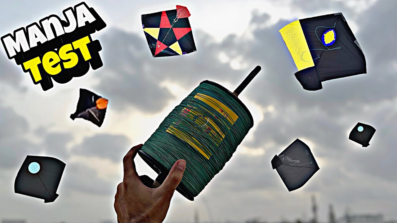 New MANJA Test 🧶 | One of the best KARACHI Dor🪁 | kites vlogs !!