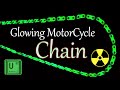 Motorcycle LED Chain |#GlowinDark Chain| Glow in dark chain|How to Light Motorcycle Chain