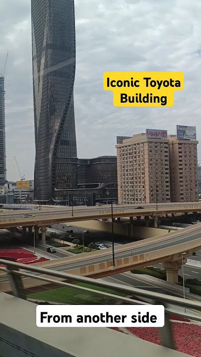 Iconic toyota building Sheikh Zayed Road Dubai || #shorts #youtubeshorts