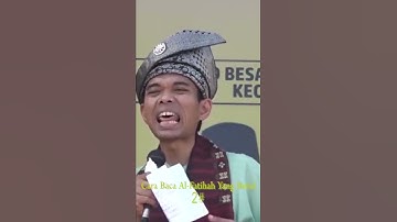 Thumbnail of Cara Baca Al Fatihah yang Betul #2 | Ust Abdul Somad | Shorts Video