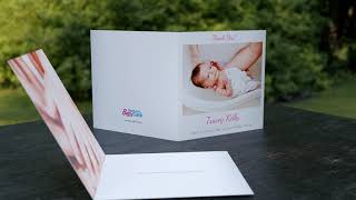 Baby Thank You Card for a Girl G25