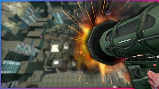 Rocket Jumping OVER A WHOLE CITY | Garrys Mod