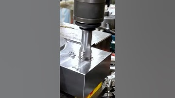 Industrial Tapping Process | Watch How It’s Done! #cncmill #trending #cncservice #cuttingprocess