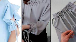 🥰[ 4 ] Different Sleeve Designs for Sewing Lovers Sewing Techniques