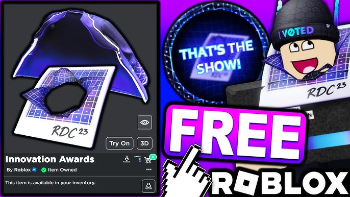 ROBLOX FREE ITEMS *EVENT* 2022 INNOVATION AWARDS (Roblox Innovation Awards  Voting Hub), 👍 LIKE for more ROBLOX VIDEOS 🔥 FOLLOW for being AWESOME ▻  Roblox Group ▻   ▻  ▻