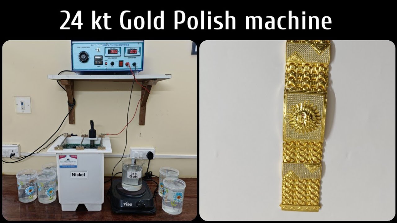 Gold Plating Machine, includes 24K Gold solution