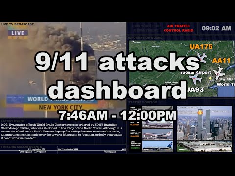 911 Attacks In Realtime 7:46Am-12:00Pm