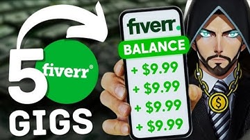 5 Easy Fiverr Gigs with AI to Make Money Fast (No Skills Needed)