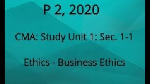 2020  p 2  CMA Unit 1 Sec 1-1