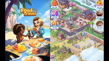 Food and Travel: Merge Game | Level  28  Part  23  🏕🏖   merge