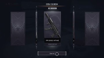 CSV-9 Box Opening and New Animations | Warface: Clutch