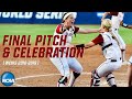 Final play and celebration - every Women's College World Series since 2010