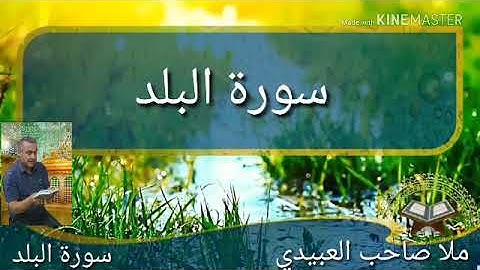 سورة البلد=هديتى الى ارواح امواتكم اخوانى واخواتى الاطهار=ملا صاحب العبيدى